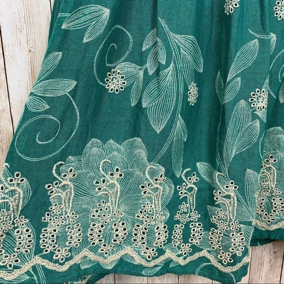 Anthropologie Maeve Pippa Embroidered Swing Dress - Picture 7 of 14